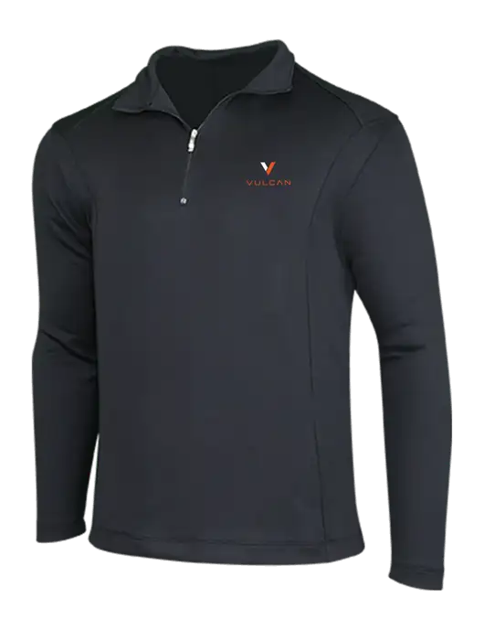 NIKE Black Sport Cover-Up w/Vulcan Logo