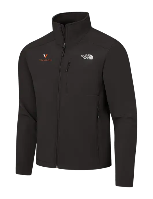 The North Face Black Apex Barrier Soft Shell Jacket w/Vulcan Logo