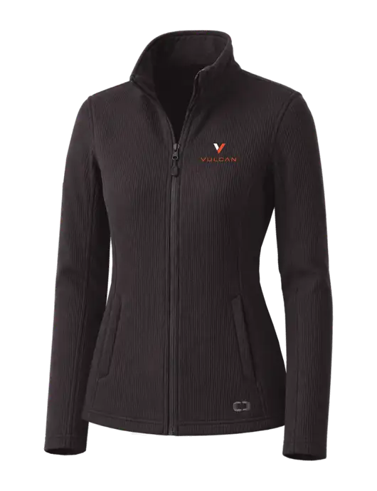 OGIO Blacktop Womens Grit Fleece Jacket w/Vulcan Logo
