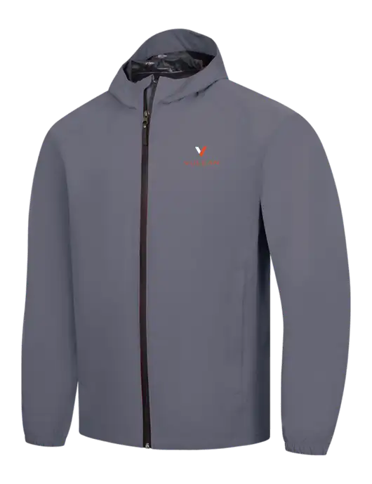 Dark Grey Essential Rain Jacket w/Vulcan Logo