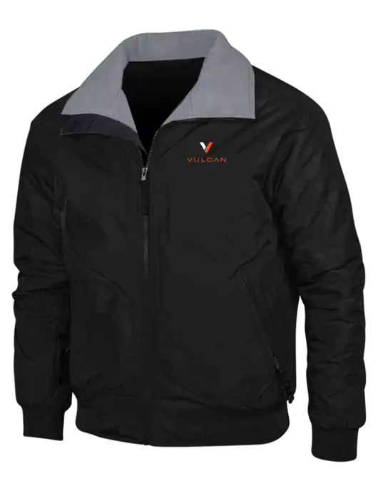 Black/Grey Classic Challenger Jacket w/Vulcan Logo