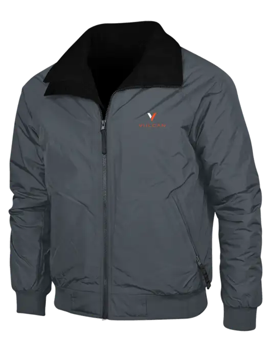 Dark Grey/Black Classic Challenger Jacket w/Vulcan Logo