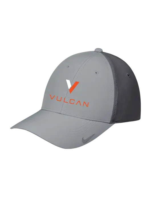 Nike Light Grey/Dark Grey Dri-FIT Legacy Cap w/Vulcan Logo