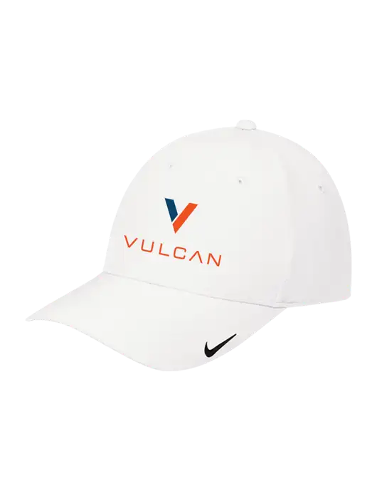 Nike White Dri-FIT Legacy Cap w/Vulcan Logo