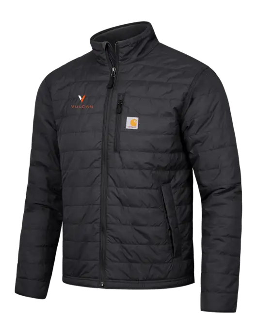 Carhartt Black Gilliam Jacket w/Vulcan Logo