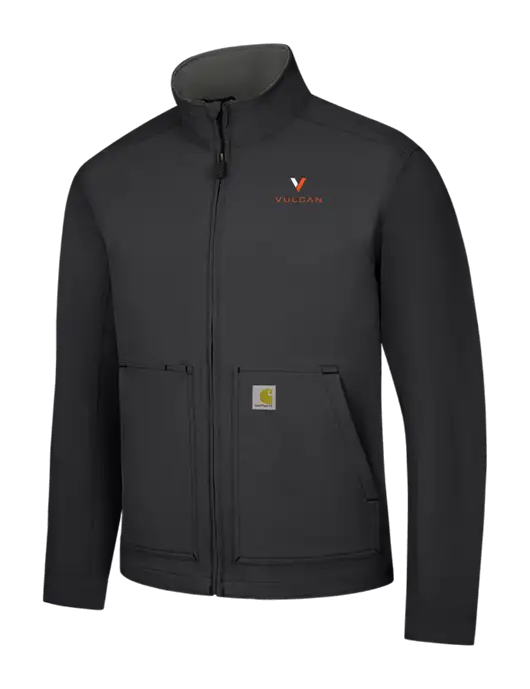 Carhartt Black Super Dux Soft Shell Jacket w/Vulcan Logo