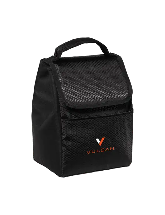 Lunch Bag Black Cooler w/Vulcan Logo