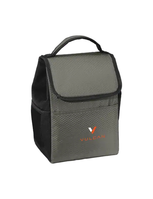 Lunch Bag Grey/Black Cooler w/Vulcan Logo