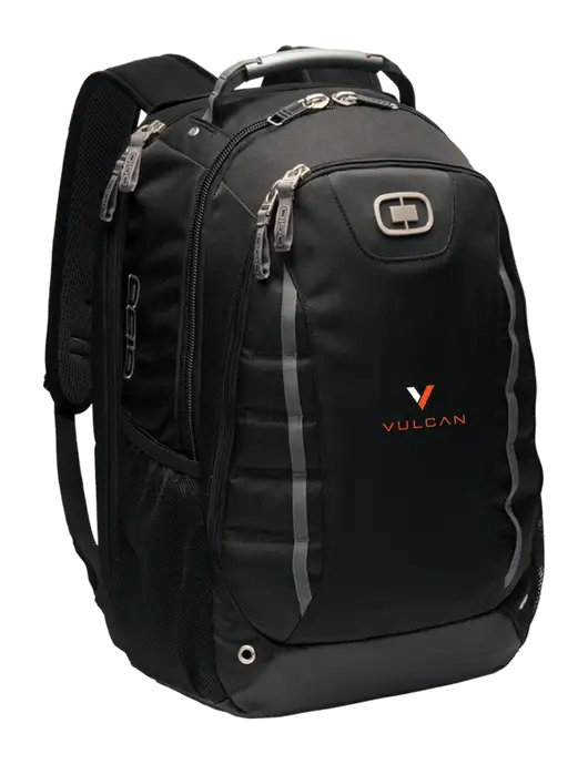 OGIO Black Pursuit Pack w/Vulcan Logo