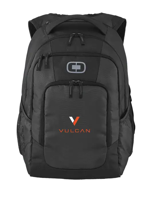 OGIO Diesel Grey Logan Laptop Backpack
 w/Vulcan Logo