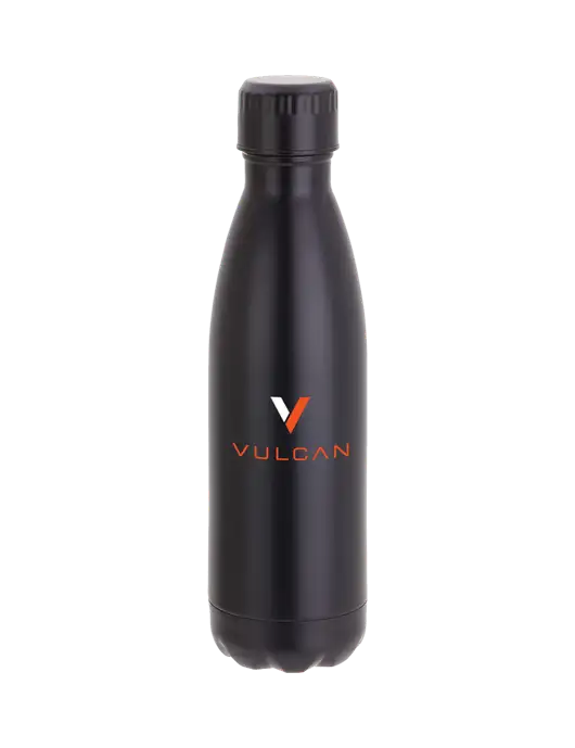 City Go Matte Black 17 oz Insulated Bottle w/Vulcan Logo