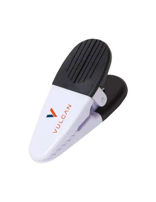 Magnetic White Power Clip w/Vulcan Logo