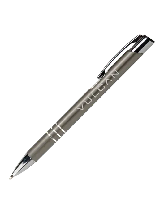 Laurent Gunmetal Pen - Black Ink w/Vulcan Logo