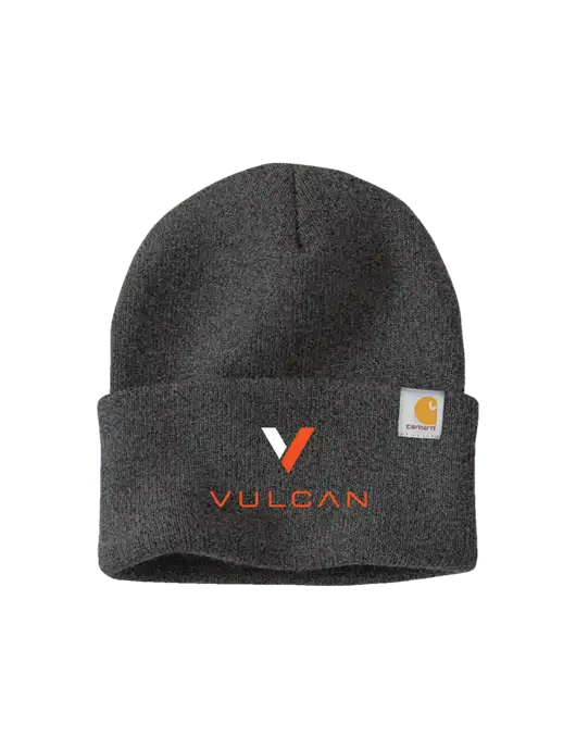 Carhartt Dark Grey Watch Cap 2.0 w/Vulcan Logo