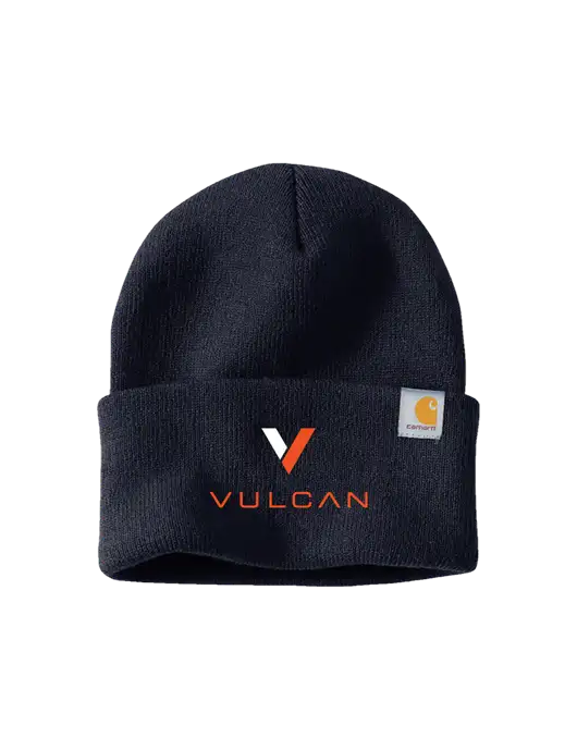 Carhartt Navy Watch Cap 2.0 w/Vulcan Logo