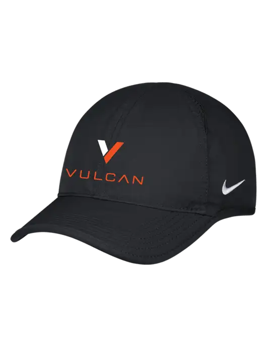 Nike Black Featherlight Cap w/Vulcan Logo