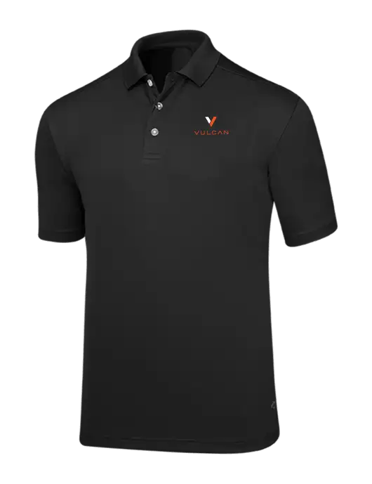 Callaway Core Black Performance Polo w/Vulcan Logo