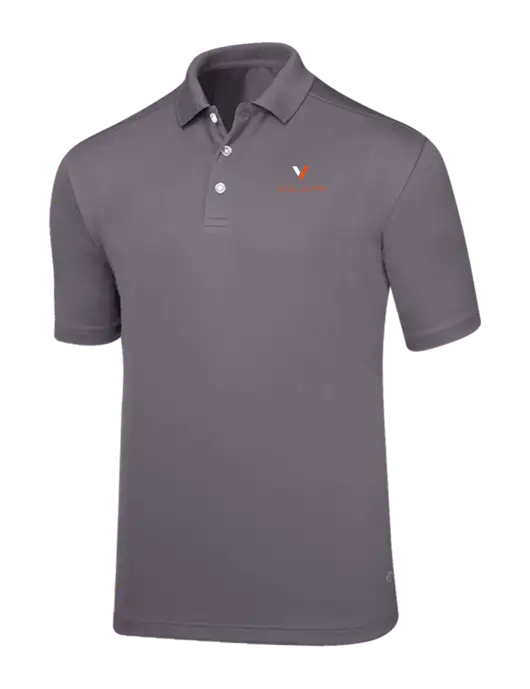 Callaway Core Medium Grey Performance Polo w/Vulcan Logo