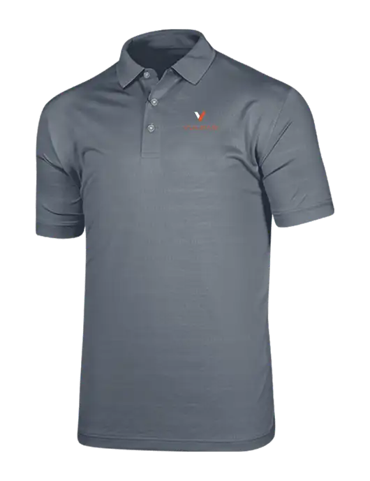 Callaway Vibrant Light Grey Ventilated Polo w/Vulcan Logo