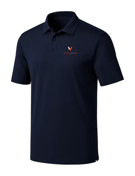Navy Silk Touch Performance Polo w/Vulcan Logo