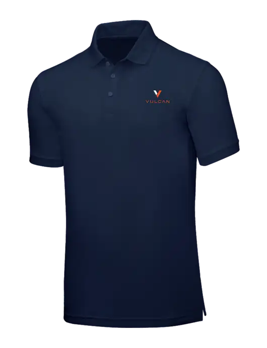 Navy Blue Core Classic Pique w/Vulcan Logo