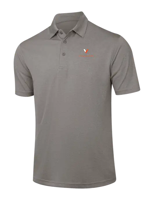 Medium Grey Heather Contender Polo w/Vulcan Logo