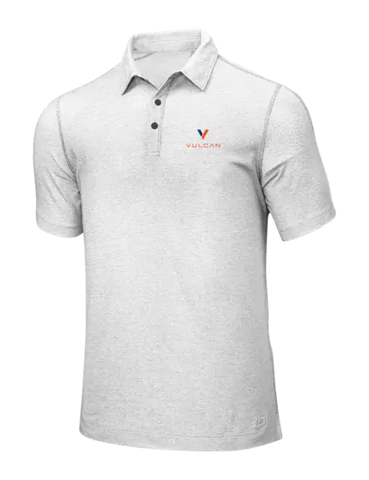 OGIO White ONYX Polo w/Vulcan Logo