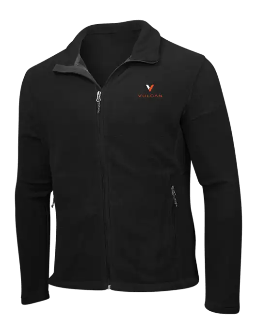 Black Fleece Jacket w/Vulcan Logo