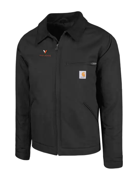Carhartt Black Duck Detroit Jacket w/Vulcan Logo