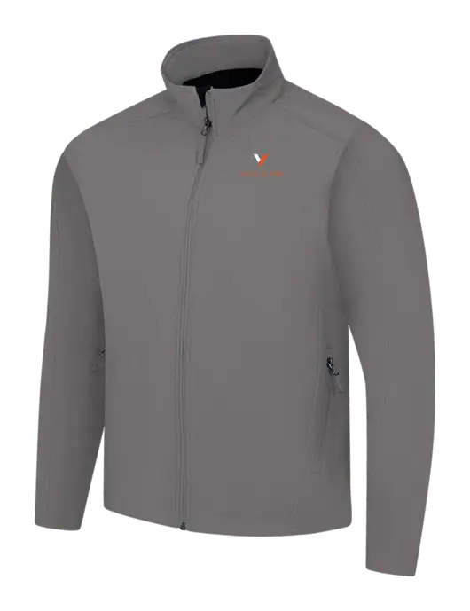 Medium Grey Core Soft Shell Jacket w/Vulcan Logo