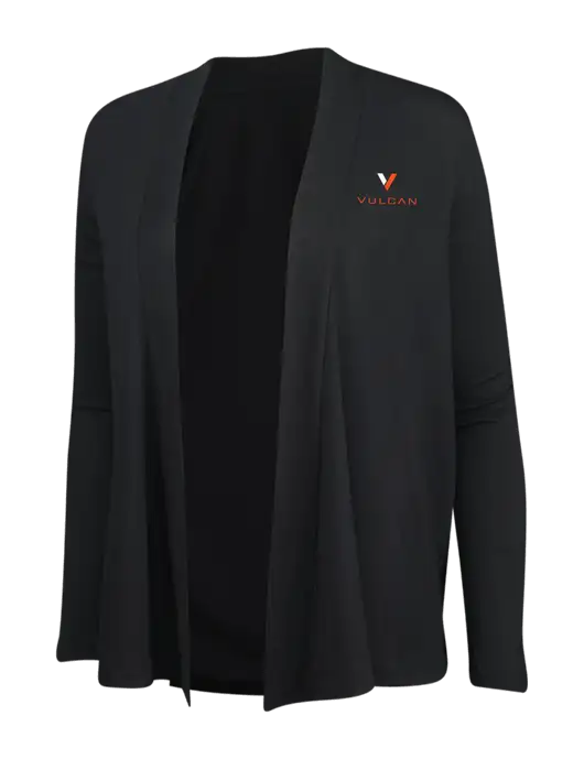 Black Womens Concept Cardigan w/Vulcan Logo