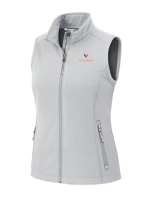 Marshmellow Womens Core Soft Shell Vest w/Vulcan Logo