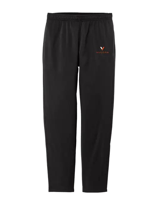 Womens Tricot Black Track Jogger w/Vulcan Logo