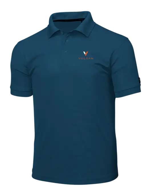 OGIO Light Navy Caliber 2.0 Polo w/Vulcan Logo