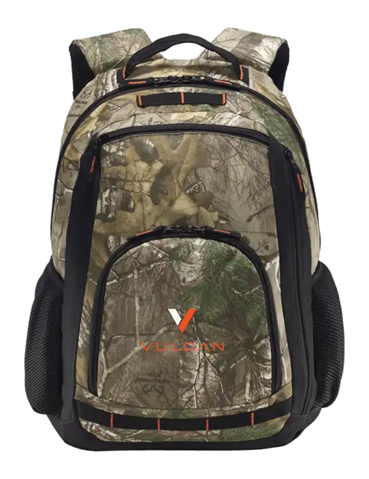 Xtreme Realtree Camo Backpack w/Vulcan Logo