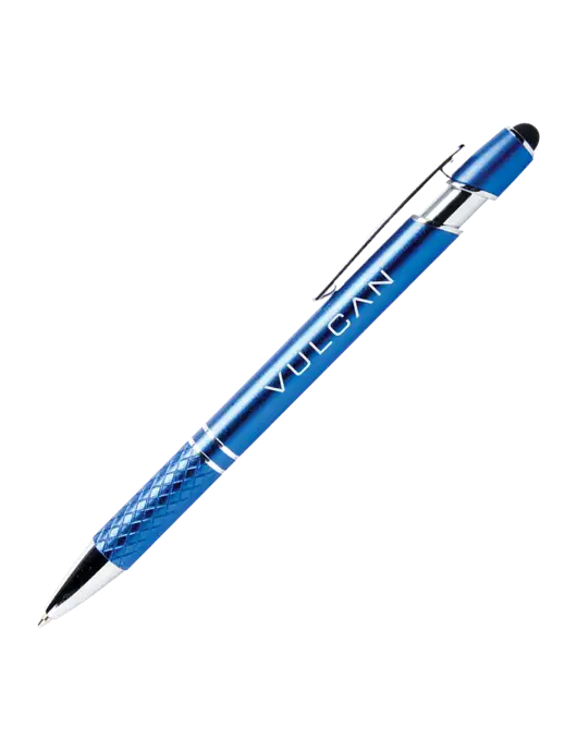 Valencia Blue Stylus Pen - Black Ink w/Vulcan Logo